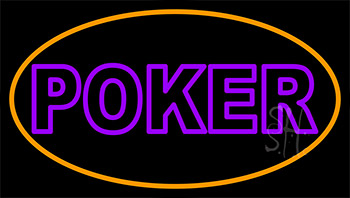 Poker 1 LED Neon Sign