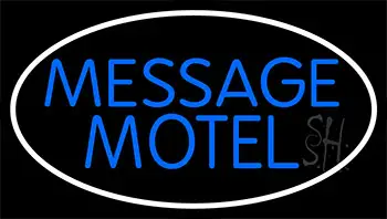 Custom Motel Vacancy Blue LED Neon Sign