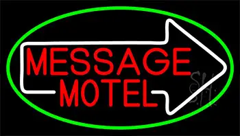 Custom Motel With Arrow LED Neon Sign