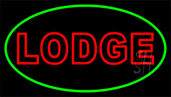 Double Stroke Lodge LED Neon Sign