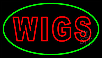 Double Stroke Red Wigs LED Neon Sign
