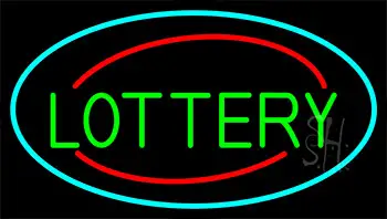 Green Lottery LED Neon Sign