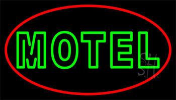 Green Motel LED Neon Sign