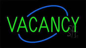 Green Vacancy LED Neon Sign