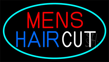 Mens Hair Cut LED Neon Sign