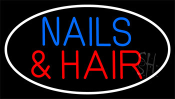 Nails And Hair LED Neon Sign