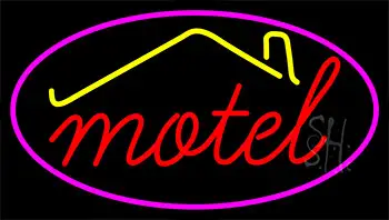 Red Motel With Symbol LED Neon Sign