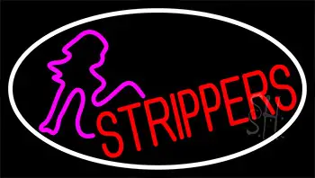 Strippers LED Neon Sign