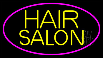 Yellow Hair Salon LED Neon Sign