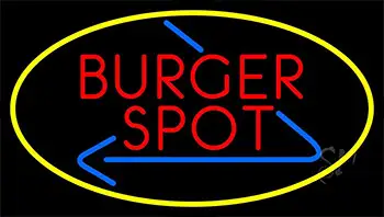 Burger Spot LED Neon Sign