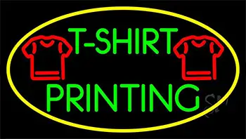 Tshirt Printing With LED Neon Sign