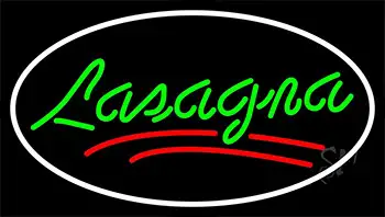 Green Lasagna LED Neon Sign