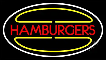 Hamburgers Logo LED Neon Sign