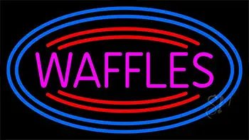 Pink Waffles LED Neon Sign