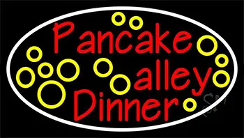 Pancake Alley Dinner LED Neon Sign
