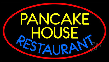 Red Pancake House Restaurant LED Neon Sign