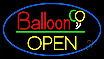 Block Open Balloon LED Neon Sign