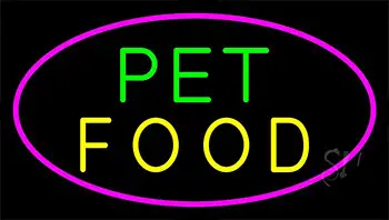Pet Food LED Neon Sign