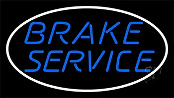 Blue Brake Service LED Neon Sign