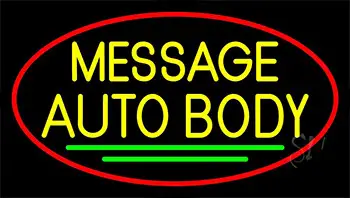 Custom Auto Body Block LED Neon Sign