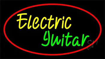 Electric Guitar 2 LED Neon Sign
