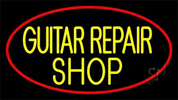 Guitar Repair Shop 2 LED Neon Sign