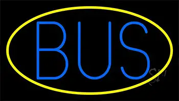 Blue Bus LED Neon Sign