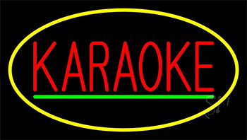 Karaoke Red Line 2 LED Neon Sign
