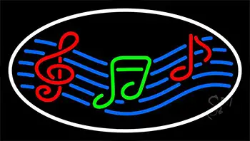 Musical Notes 2 LED Neon Sign