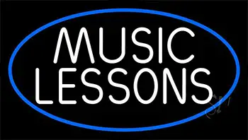Music Lessons 2 LED Neon Sign