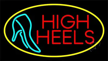 Red High Heels With Sandal LED Neon Sign