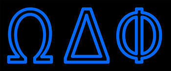 Omega Delta Phi LED Neon Sign