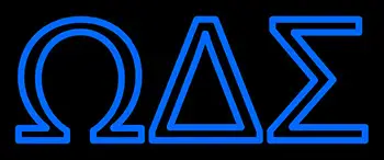 Omega Delta Sigma LED Neon Sign
