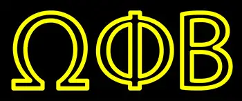 Omega Phi Beta LED Neon Sign