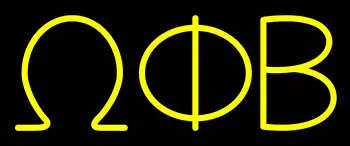 Omega Phi Beta LED Neon Sign 1
