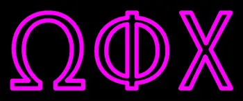 Omega Phi Chi LED Neon Sign