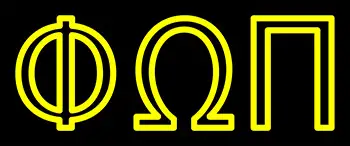 Phi Omega Pi LED Neon Sign