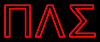 Pi Lambda Sigma LED Neon Sign