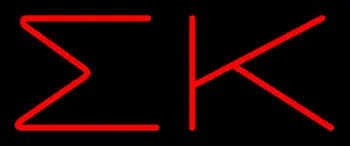 Sigma Kappa LED Neon Sign 1