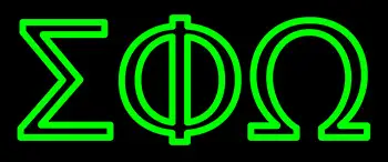 Sigma Phi Omega LED Neon Sign