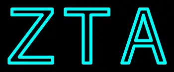 Zeta Tau Alpha LED Neon Sign