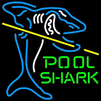 Pool Shark LED Neon Sign