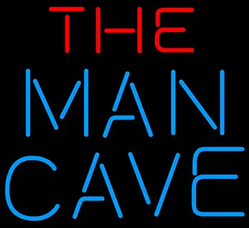Red And Blue The Man Cave LED Neon Sign