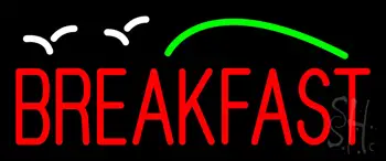 Breakfast With Birds LED Neon Sign