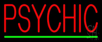 Psychic Green Line LED Neon Sign