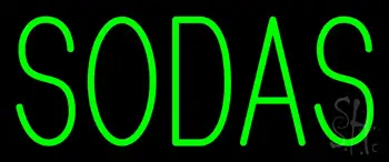 Green Sodas LED Neon Sign