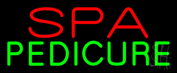 Red Spa Green Pedicure LED Neon Sign