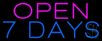 Open 7 Days LED Neon Sign