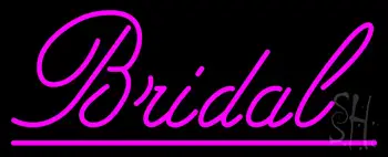 Bridal Cursive Purple Line LED Neon Sign
