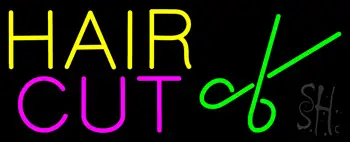 Hair Cut Logo LED Neon Sign